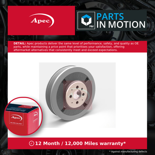 Crankshaft pulley fits - crankshaft, (tvd)