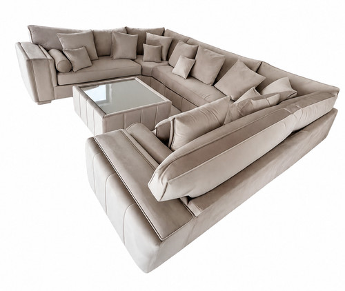 Layla shape corner sofa - u-shape,