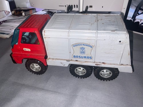 Vintage tin plate toy vehicle - vintage,