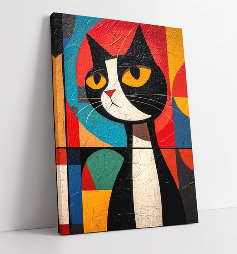 Abstract black cat - abstract,