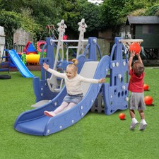 3 IN1 Kids Garden Swing Slide