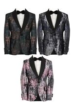 Boys Patterned Tuxedo Suit