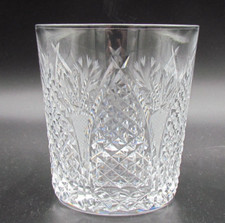 WATERFORD CRYSTAL DUNMORE 3½" OLD FASHIONED WHISKY GLASSES SIGNED/VINTAGE(11192)