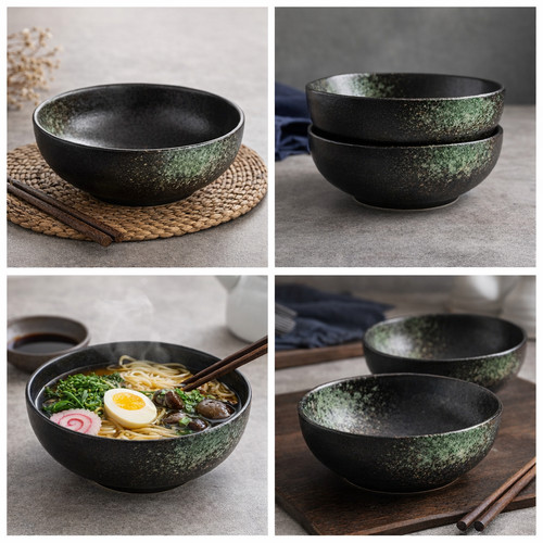 Japanese ceramic bowl set with - japanese,