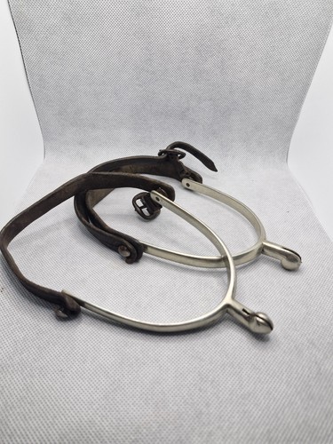 Vintage solid nickel spurs - solid,