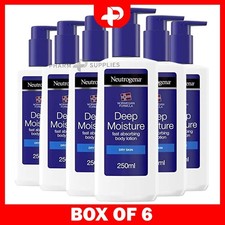 Neutrogena Norwegian Formula Deep Moisture Fast Absorbing Lotion 250ml 6 Packs