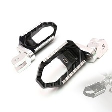 For Aprilia Tuono V4 R APRC 18-21 20 25mm Lower Front Foot Pegs Wide Rider Black