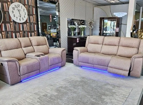 Hannah electric recliner beige - electric,