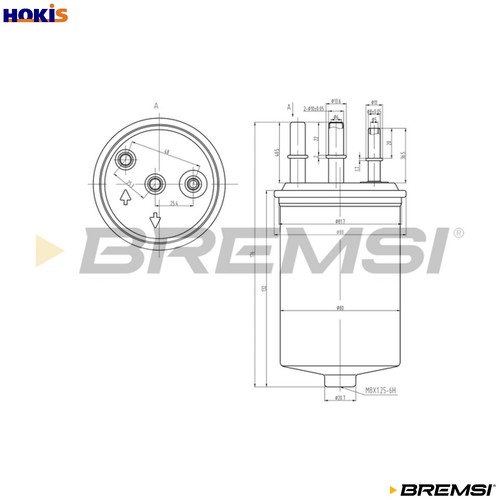 Fuel filter fe0048 - filter, hyundai