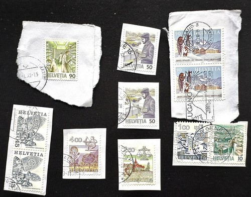 Swiss postage stamp lot - lot,