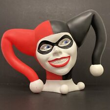 Harley Quinn Character Head Bust Plastic Money Box DC Comics Mancave Display