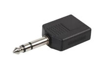 6.35mm Jack Y Splitter Adapter
