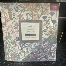 Dunelm Japanese Garden Double Duvet Cover Bedset Floral Reversible