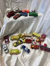 Vintage & modern Joblot Toy Cars/vehicles Inc Matchbox & Corgi 23 Items Playworn