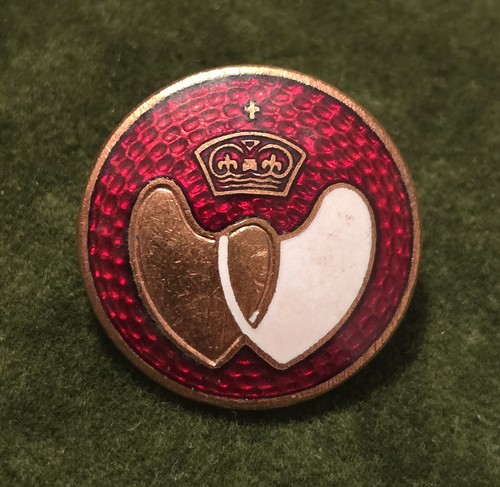 Vintage blood donor enamel - donor,