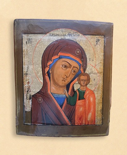Antique russian icon mother - icon,