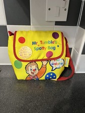 Mr Tumble’s Talking Spotty Bag With Badge  Somthing Special Original Bag