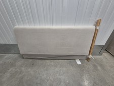 Sofa.com Super King Oatmeal / Light Beige Fabric Bed Headboard Only