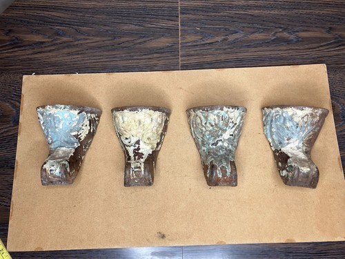 Vintage cast iron claw feet - cast,