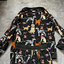 Next Blush Green  Dog Pattern