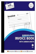 80 Sheet Invoice Book Numbered