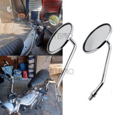 For Yamaha MT 07 09 10 DT TY 50 Stryker Chrome Motorcycle Rearview Side Mirrors