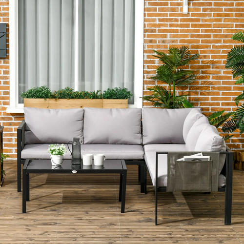 4pieces garden corner sofa - 4pieces,