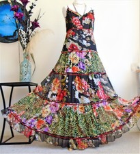 Vintage maxi dress tiered - vintage,