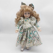 Vintage Porcelain Doll On