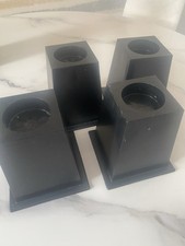 4/8 x Chair Bed Risers Elephant Feet Lift Furniture Extra Raisers Stands Stable