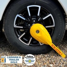 Milenco Wheel Clamp Wraith 3 Compact Lightweight Sold Secure Caravan 7290