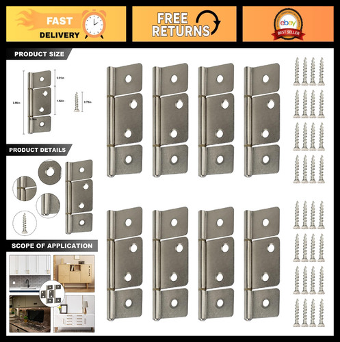 Non mortised satin nickel door - satin,