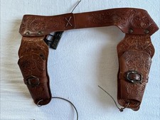 Vintage western tooled - tooled, leather