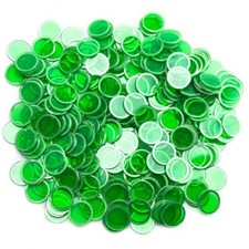 Green Magnetic Bingo Chips