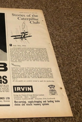 Ac48 advert irvin air chute - air, of