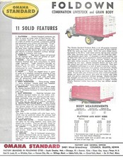 Farm Truck Data Sheet - Omaha