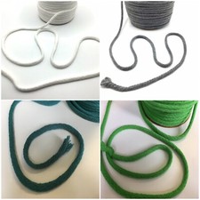Soft Round Cotton Cord White