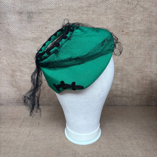 Vintage edna wallace green hat - edna,