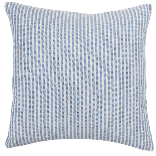 Woven ticking stripe cushion - woven,