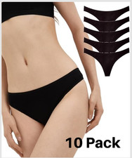 Womens Ladies Cotton Thong