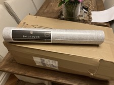 Boutique Opulence Wallpaper Collection Chennile Silver 101464 Brand New X9 Rolls