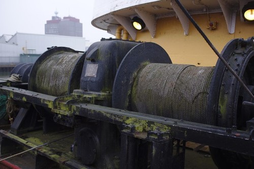Photo 12x8 trawl winch grimsby - trawl,