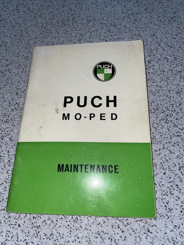 Puch moped maintenance booklet - puch,