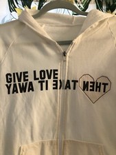 Rare clandestine industries hoodie Give Love Then Take It Away Size: Medium