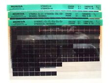 3 Genuine HONDA NTV600 NTV650 Parts Microfiche 1994/96/99