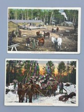 1915 WISCONSIN LUMBER Horses