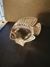 DAUM FRANCE GLASS FISH FIGURE
