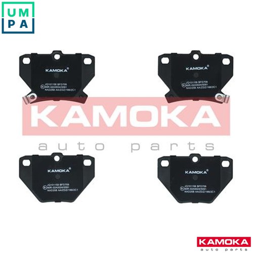Brake pad set - set, disc