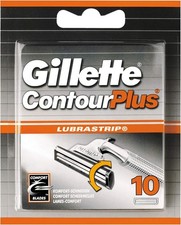 Gillette Contour Plus Cartridges Men's Razor Blades 10 Pack