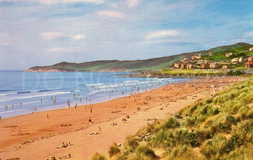 Woolacombe vintage postcard - woolacombe,